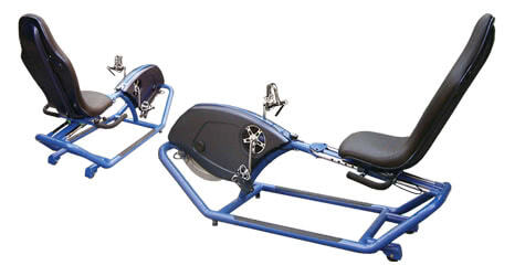Diseño Industrial de bicicleta fija recumbente para rehabilitación y alta exigencia Diseño Industrial de bicicleta fija recumbente para rehabilitación y alta exigencia