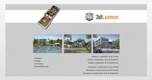 Diseño de sitio web para 3dLumen