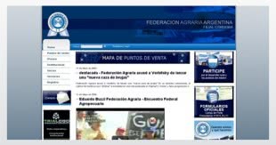 Diseño de sitio web para la Federación Agraria Argentina filial Córdoba